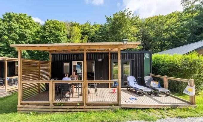 Yport House | Flower Camping La Chênaie * - Mobile home Comfort 27m2 2 bedrooms including semi-covered terrace 18m2 + TV 5 persons