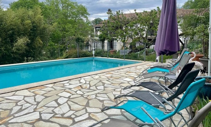 Saint-Sebastien-d'Aigrefeuille Apartment | Beautiful apartment near Anduze, with swimming pool and terrace, pet-friendly