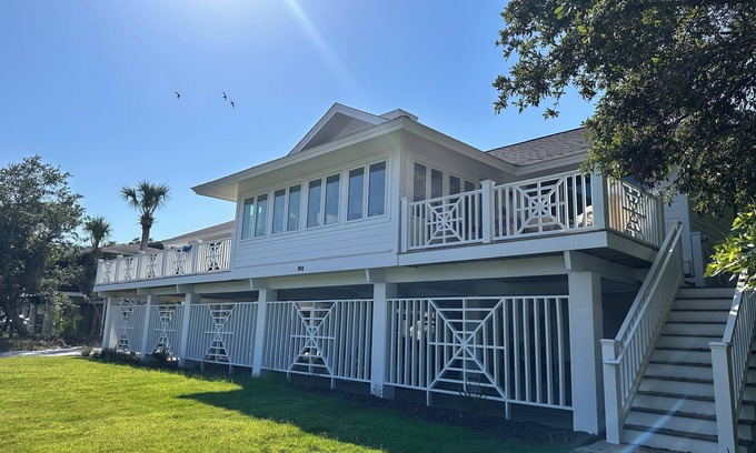 Beaufort House | Fripp Island Oceanview Retreat, Totally Renovated with Great Location!