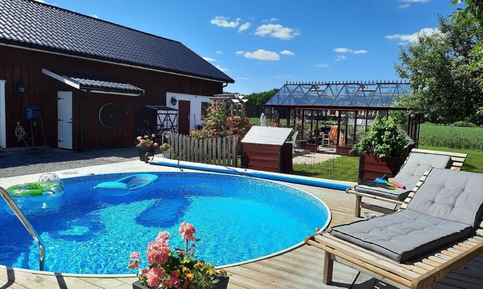 Alvhem House | Gårdslägenhet vid Göta Älv nära Göteborg