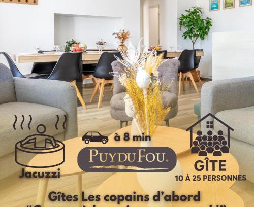 Les Epesses House | Gîte Honorus - SPA - Puy duFou - Grande capacité