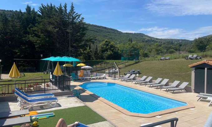 Saint-Laurent-sous-Coiron House | Gîtes PISCINE + JEUX SOLARIUM relaxation - 59m² - ARDÈCHE Sud