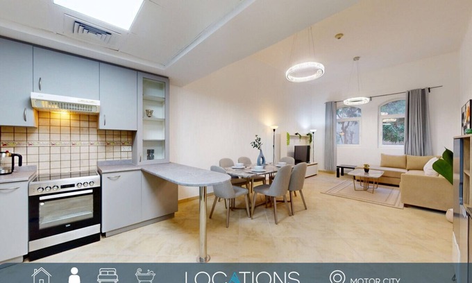 Motor City Apartment | G02 Sherlock House 2 - Peaceful One Bed in Motor City