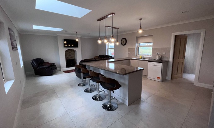 County Galway House | Galway: New Athenry House overlooking The fields o