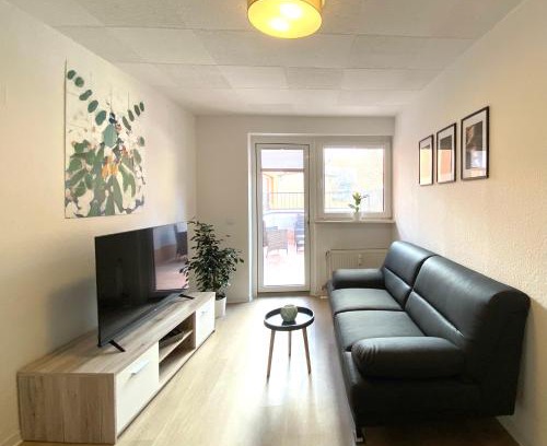 Aschersleben Apartment | Gemütliche Unterkünfte für längeren Aufenthalt und Monteure inkl Balkon, Waschmaschine, WiFi, Küche und Parkplatz