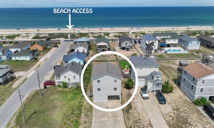 Kitty Hawk House | Get Your Second Wind with your toes in the sand and amazing Ocean views!