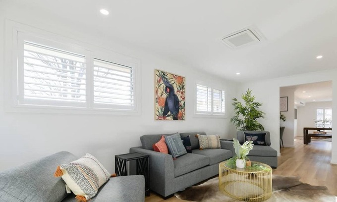 Orange House | Getaway on Curran | CBD Escape, EV Plug, Firepit