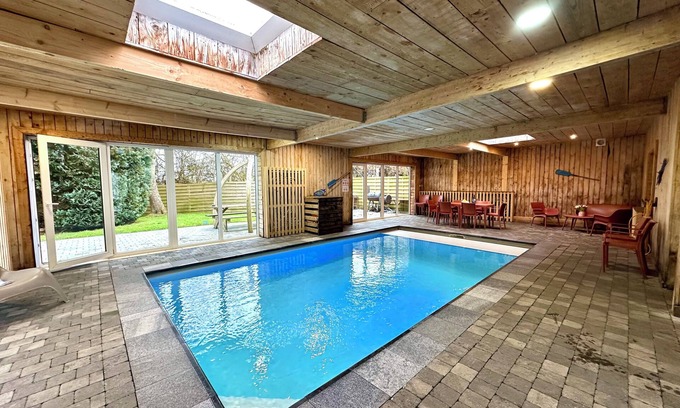 Sourbrodt House | Gite all-in with an indoor pool, sauna and games