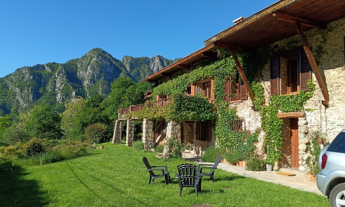 Roquebilliere House | Gites de la Brasca Maison 60m2, Avec vue Imprenable du Massif du Mercantour