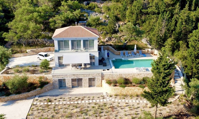 Agios Nikitas Villa | Glass Villa, ultimate privacy & tranquility, closeto Agios Nikitas