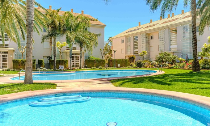 Platja de l'Arenal Apartment | Golden Gardens Duplex Apartment Javea Arenal s, 3 Terraces, AACC, Wifi and only 600m from the Beach