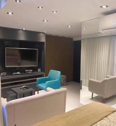 Areia Preta Hotel | Golden Tower - Flat a Beira Mar