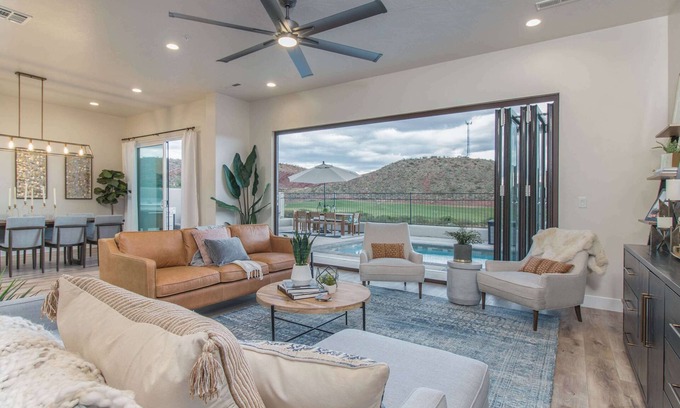 St. George House | Golf Course Views, Private Pool, Hot Tub, Fire Pit