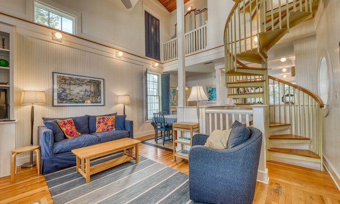 Seaside House | Gorgeous Coastal Home with Spacious Decks & Pool- Steps to the Beach and Dining