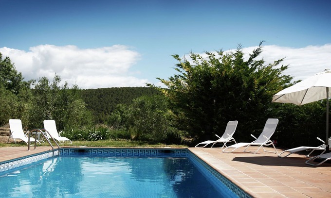 La Llacuna Villa | Gorgeous Mansion in La Llacuna with Private Swimming Pool
