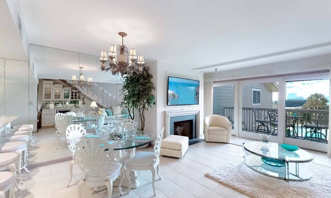 Isle of Palms Condo | Gorgeous ocean view villa with a spacious floorplan and modern upgrades