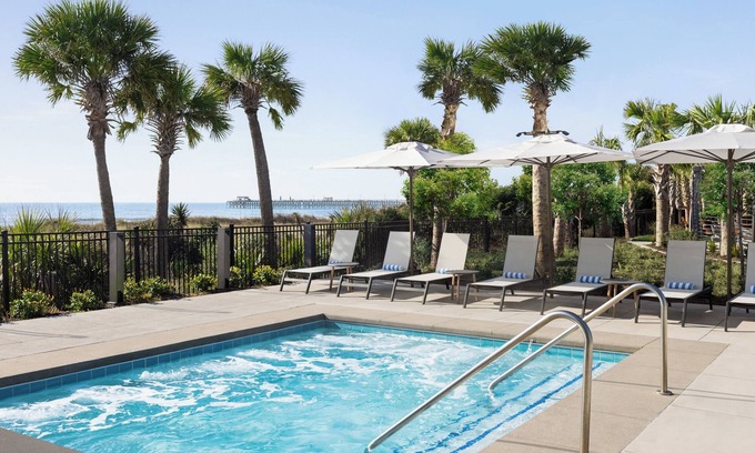 Arcadian Shores Condo | Gorgeous ocean view 2 bedroom condo with full access to all Hilton amenities!