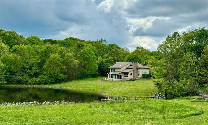 Grove City Other | Gorgeous Rural Escape on 14 Acres with Pond