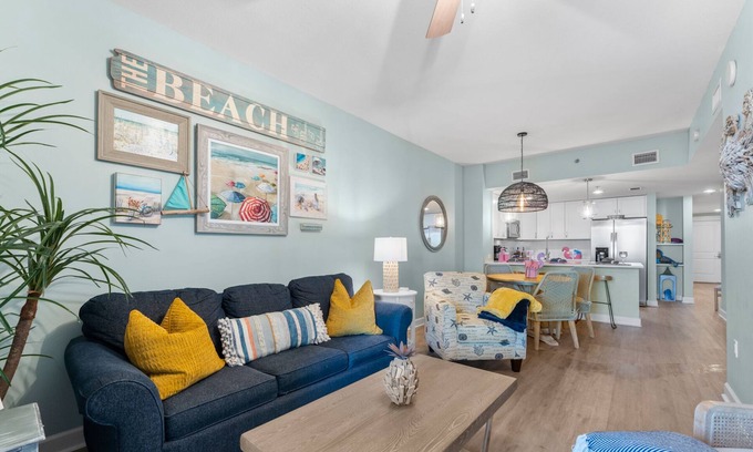 Panama City Beach Condo | Grand Panama 106. Direct Walkout to pool, Never a need to deal with elevators!