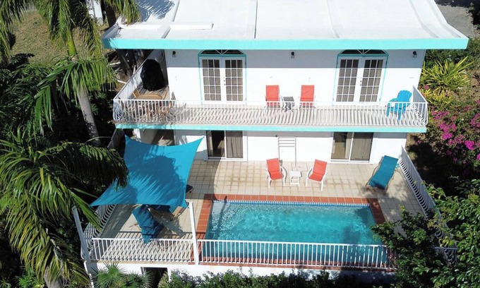 Estate Chocolate Hole and Great Cruz Bay Villa | Great family home w/private pool, a/c! Close to Cruz Bay!