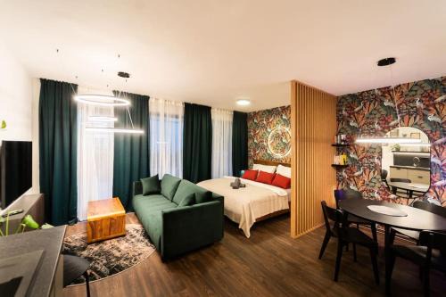 Brno-stred Apartment | Green Garden Sauna Apartment