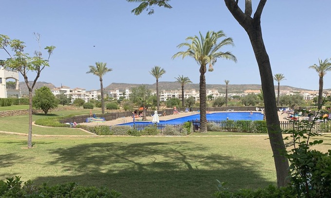 Jeronimo y Avileses y Balsicas de Arriba Apartment | Ground Floor apartment Hacienda Riquelme , views of pool and mountains.