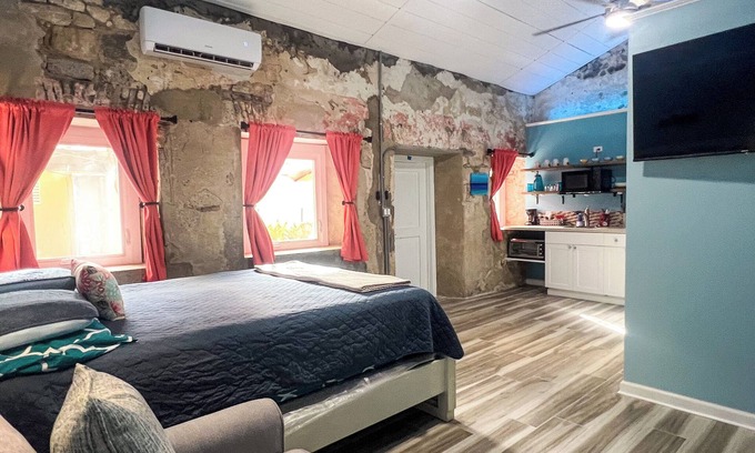 Frederiksted Southeast Hotel | Ground floor unit With local artist mural on exterior!