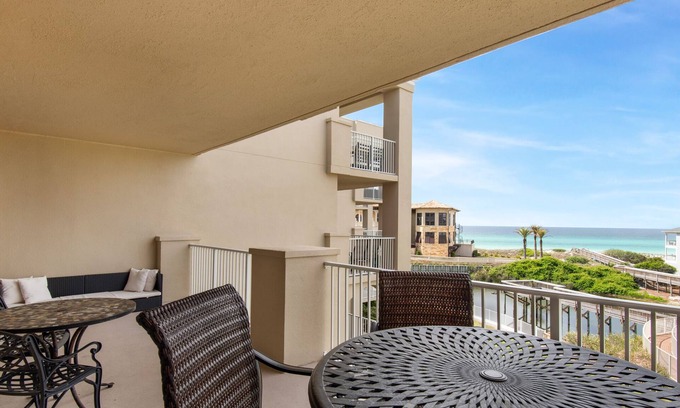Santa Rosa Beach Condo | Gulf and Pool Views, Free Seasonal Beach Service, Designated Beach Area on 30A!