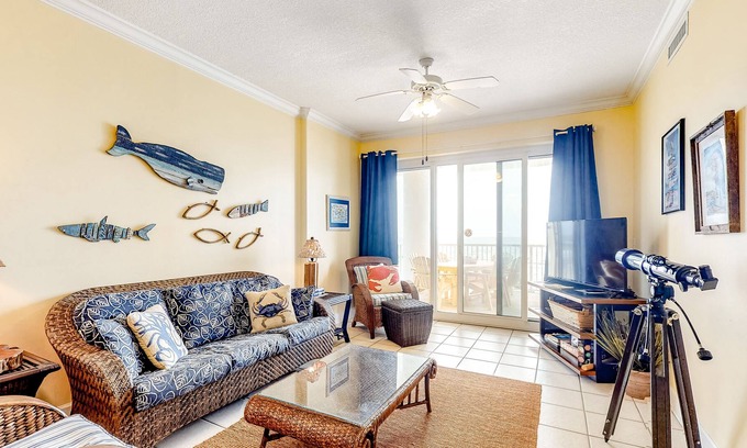 Gulf Shores Condo | Gulf Front Getaway w/ Free WiFi, Central A/C plus Shared Pools & Hot Tubs