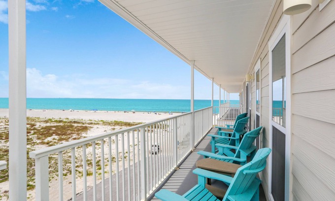 Mexico Beach Condo | Gulf Front, NW Top Floor Condo on Side Street in MXB ~ Surfside 17
