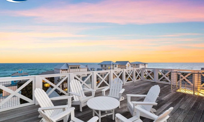 Inlet Beach House | Gulf Views, Private Heated Pool, Steps to Beach, Rooftop | Kayaks, 6 Bikes