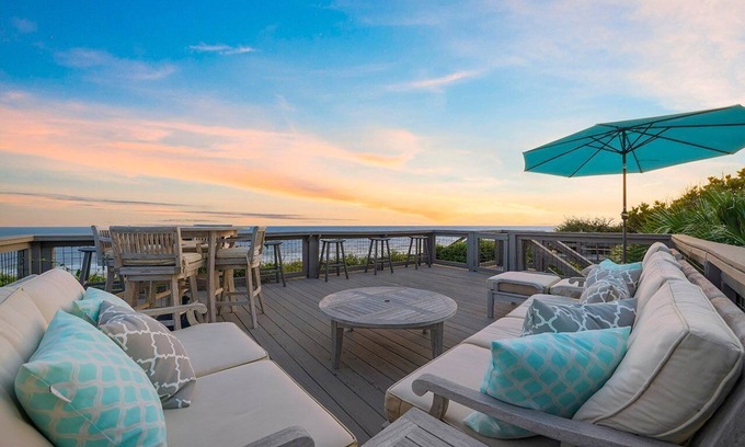 Seacrest House | Hakuna Matata - 30A Vacation Home Beachfront with Ocean Views, Private Pool & Guest Home