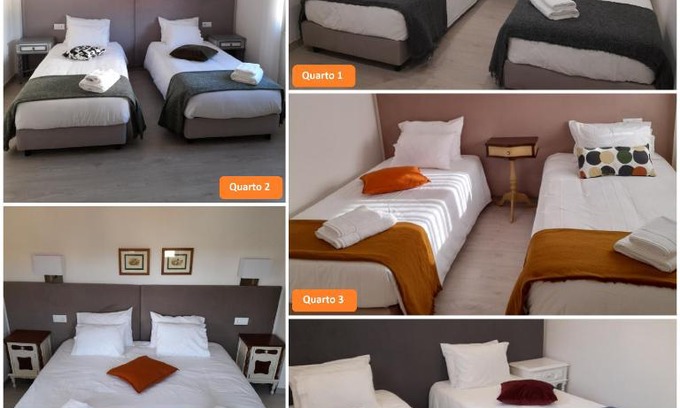 Loures House | Hall 92 Quartos com WC em moradia com piscina A-das-Lebres Loures