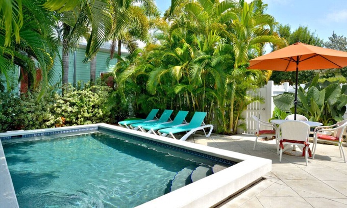 Uptown - Upper Duval House | Havana Moon over Duval - Key West Cottage w Private Pool