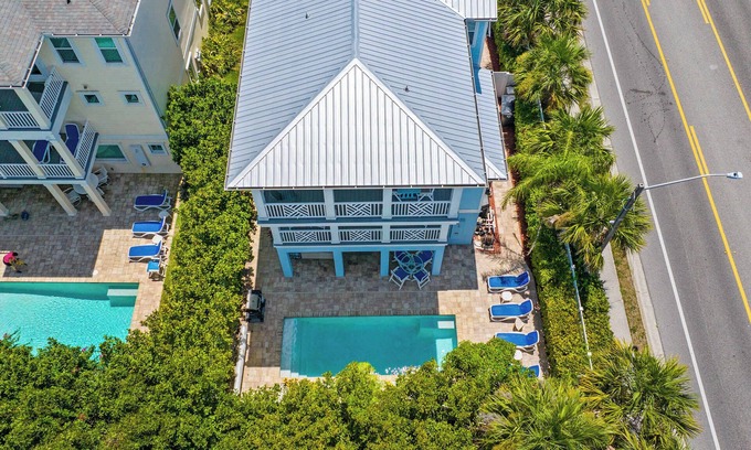 St. Augustine Beach House | Heated Pool, Elevator, Game Room & Ocean Decks