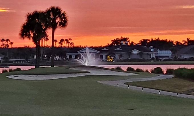 Heritage Palms Condo | Heritage Palms Country Club Condo - Golf Course & Lake Views. Ground floor.