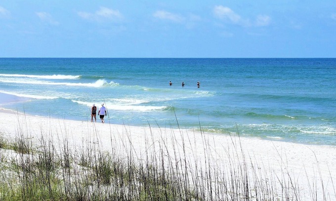 Port St. Joe Cottage | "Heron Cottage" is a pet friendly, 1 bed, 1 1/2 bath unit accommodating 4 guests. Community Pool.