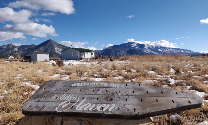 Jaroso Cabin | Hidden Haven: Open Concept Inside, Dramatic Views Outside