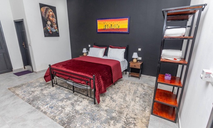 West Coast Division Apartment | Hideaway Apartment in enchanting Brufut Wullinkama with AC, WiFi, Pool, Balcony