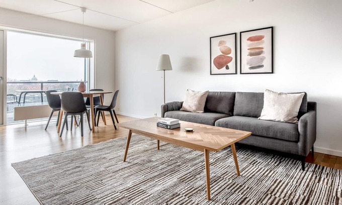 Copenhagen K Apartment | Hip Copenhagen Central 2BR w/ Balcony, nr Refshaleøen, by Blueground