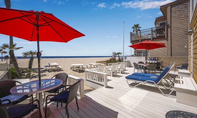 West Newport House | Historic Oceanfront Home with Patio on the Sand