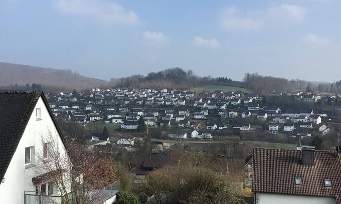 Balve Apartment | Holiday Apartment 'Balver Aussicht' with Private Garden, Balcony and Wi-Fi