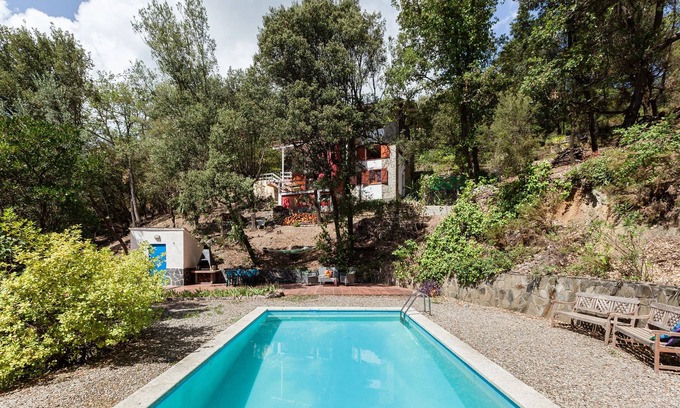 Sant Pere de Vilamajor House | Holiday Home 'Casa en el Montseny' with Private Pool, Mountain Views and Garden