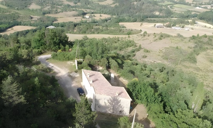 La Motte-Chalancon House | Holiday Home 'Fonfroide, Drome Provençale' with Mountain View and Private Garden
