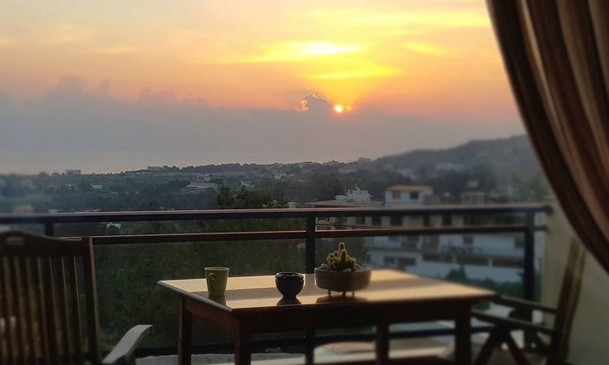 Koskinou Villa | Holiday home with amazing view of the city and the sea