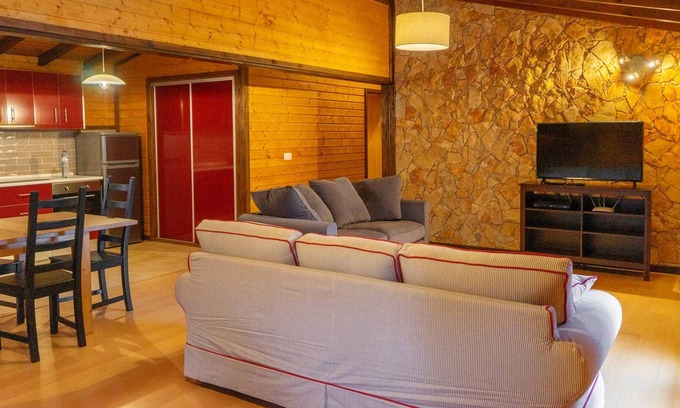 Branca Ski Chalet | Homerez - Chalet for 6 ppl. with shared pool at Branca - Albergaria-a-Velha