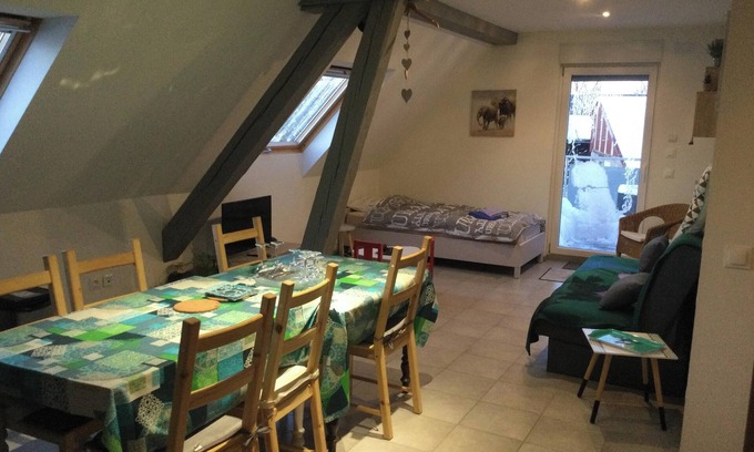 Lohr Apartment | Homerez - Charming apartment in Lohr + 60 m² + terrace and garden