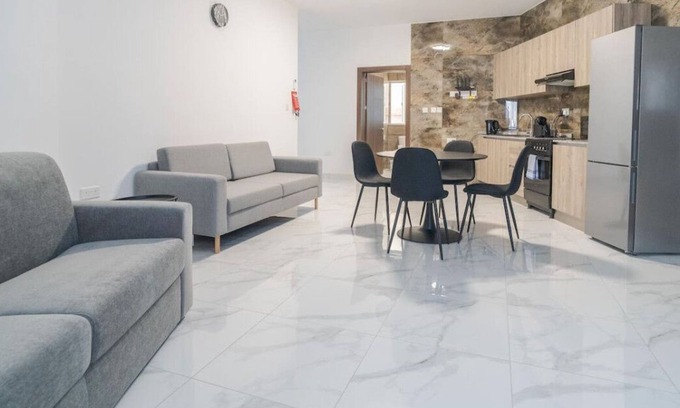 Tarxien Apartment | Homey 1BR Apartment in Tarxien with Sofa Bed & AC
