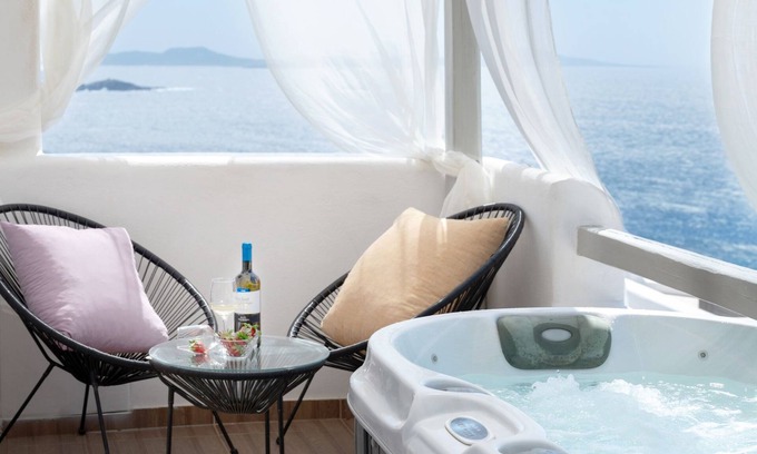Agios Stefanos House | Honeymoon Suite with Sea View