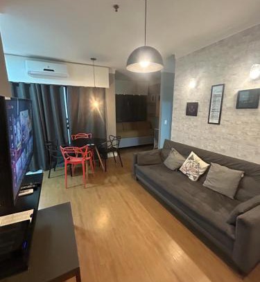 Vila Congonhas Hotel | Hotel Aeroporto Congonhas com cozinha e sacada 1108 S